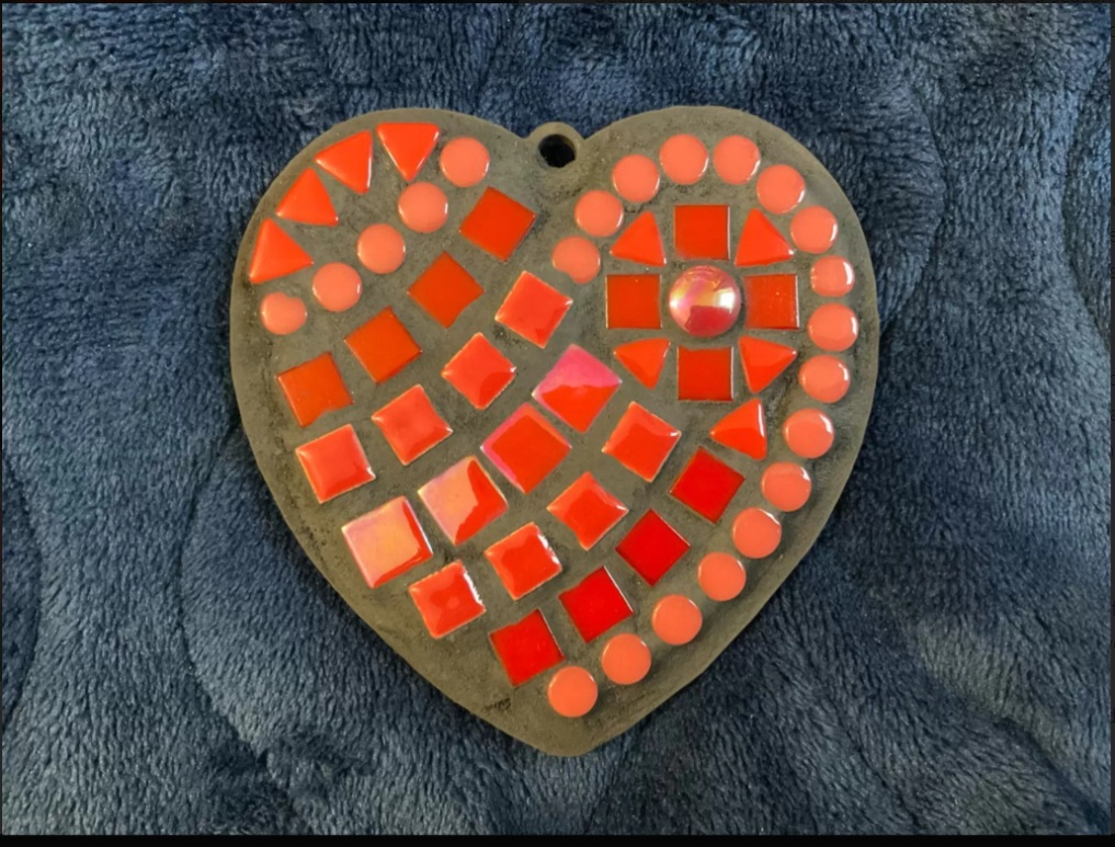 Create a Heartfelt Masterpiece: Join Becky’s Valentine’s Heart Mosaic Workshop!