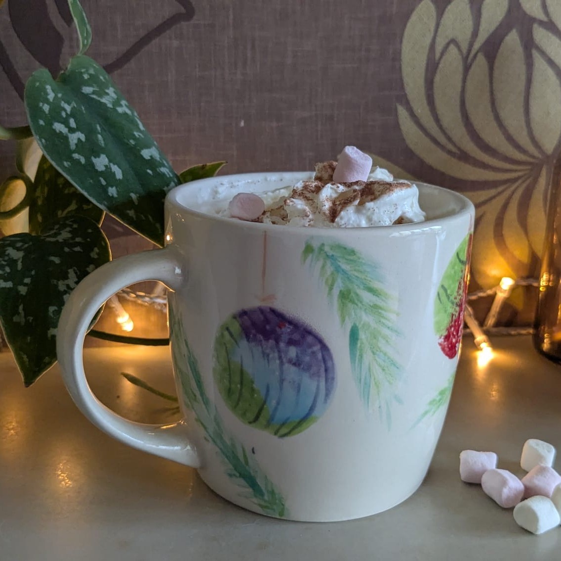 Festive Mug Pottery Painting with Jeannie Waterhouse
