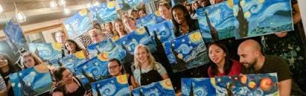 Popup painting Paint Christmas Time