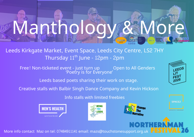 Manthology & More – Spoken Word – Part of the Northernman Festival