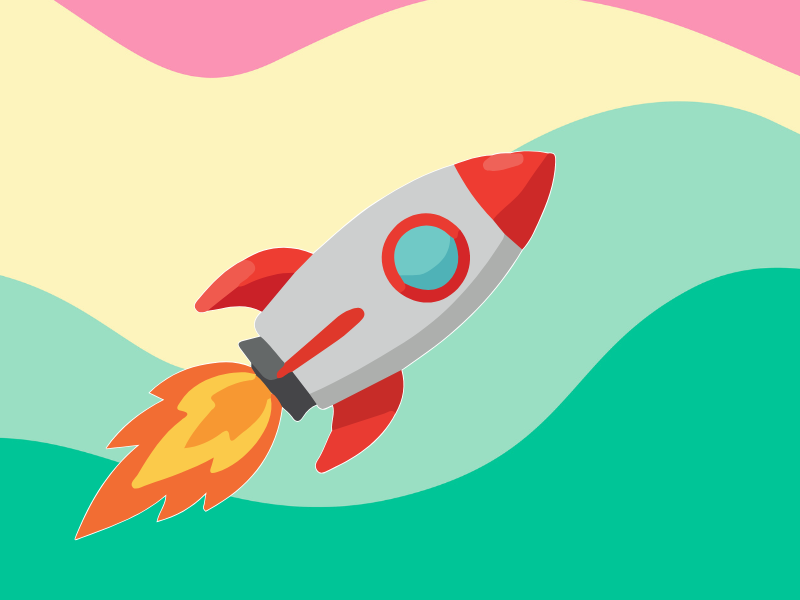 Blast off to space!