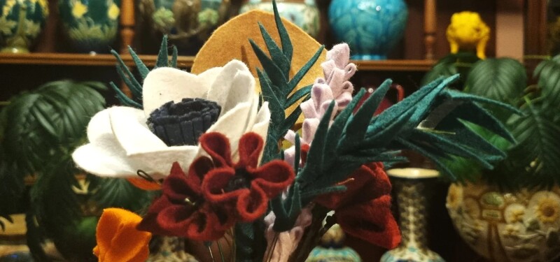 Festive Felt Flowers