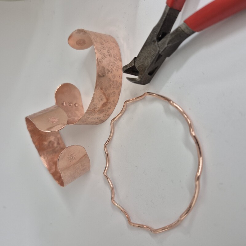 Make a Copper Bangle and Cuff with Charlotte Whitmore