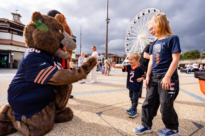 Chicago Bears takeover Leeds Corn Exchange