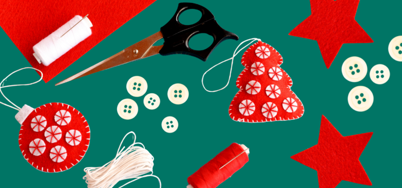 Festive Felt Christmas Decorations