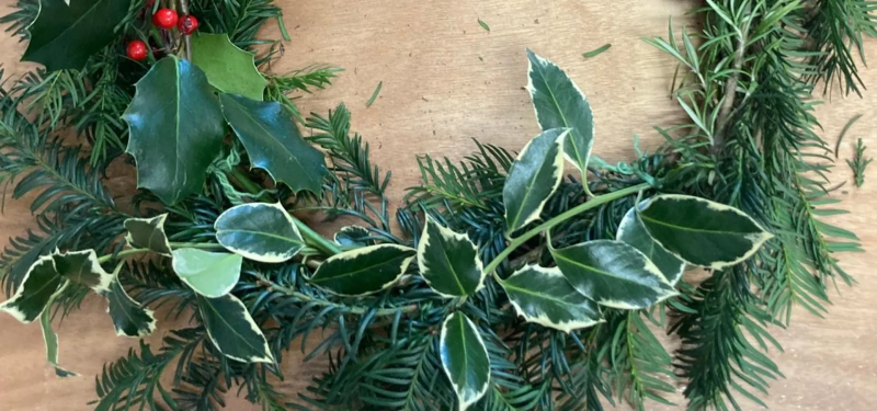 Foraged Festive Wreaths