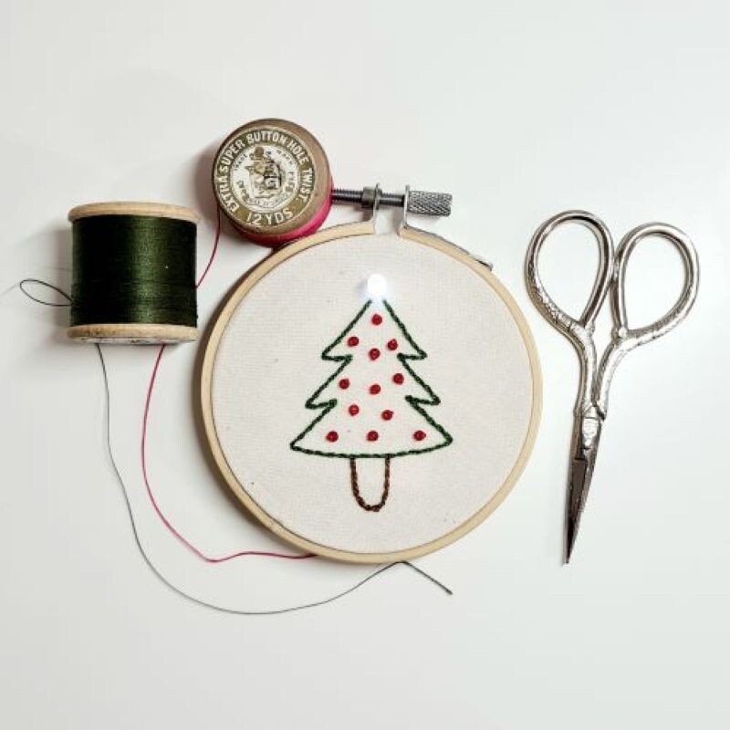 Festive Embroidery: LED Decorations with Hayley Mills- Styles