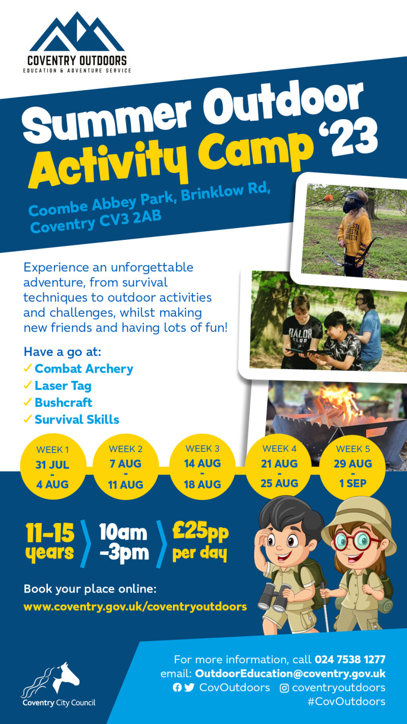 Coventry Outdoors Summer Activity Camps