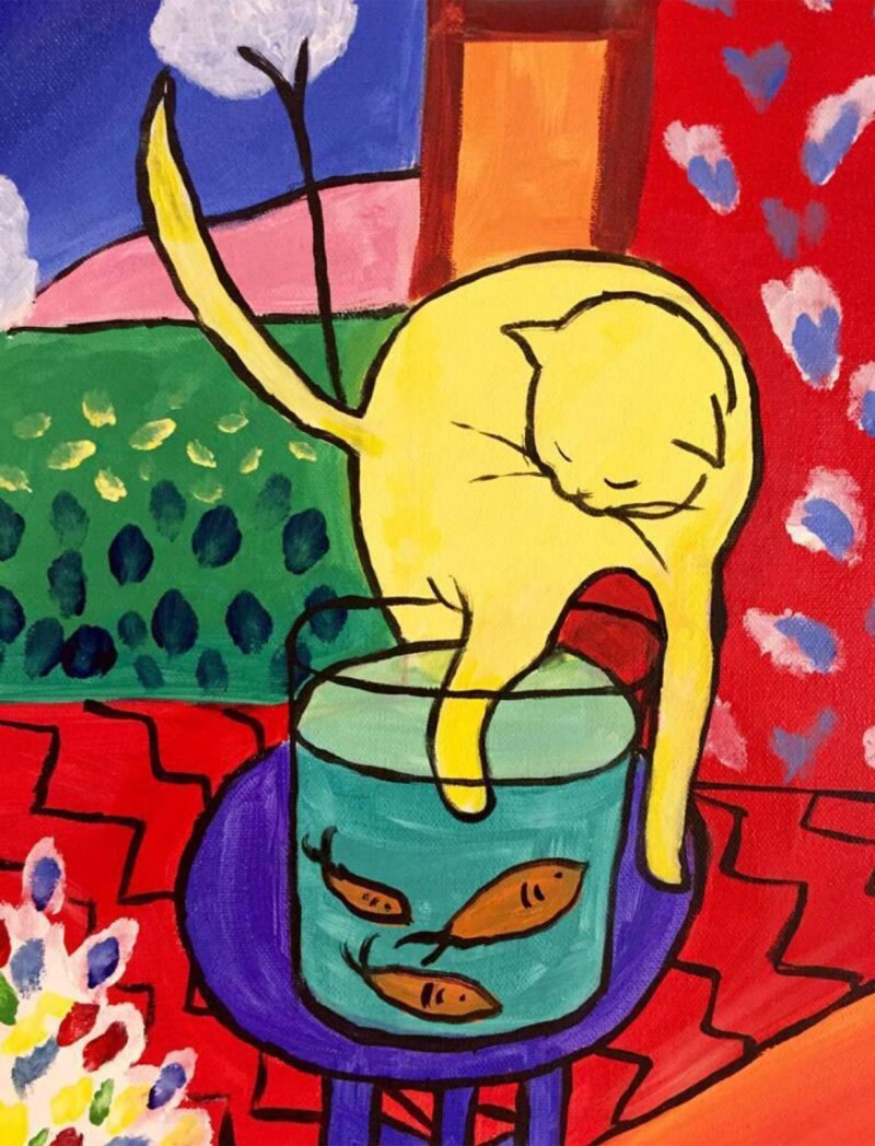 Paint a Pic: Matisse’s Cat
