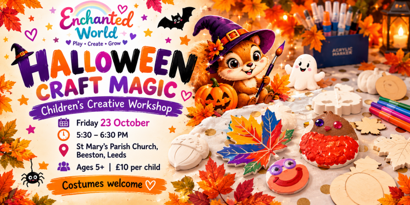 Enchanted World – Halloween Arts & Crafts Workshop for Kids