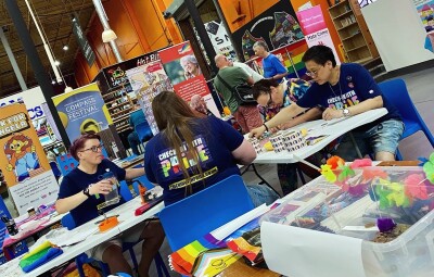 Leeds Pride weekend, community marketplace