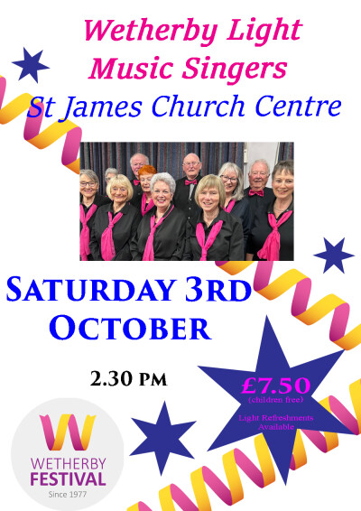Wetherby Light Music Singers – Wetherby Festival Event