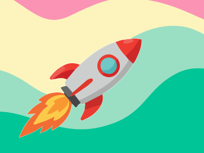 Blast off to space!
