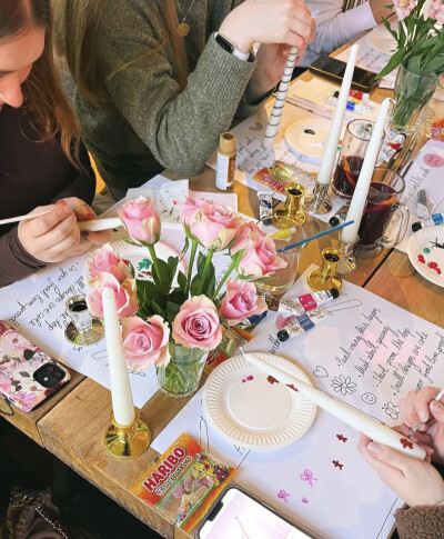 Candle Painting Workshop With Front Bum Cards!