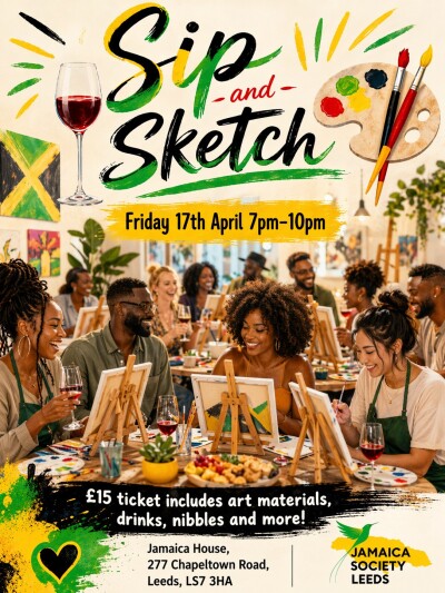 Sip & Sketch – Night Out at Jamaica House