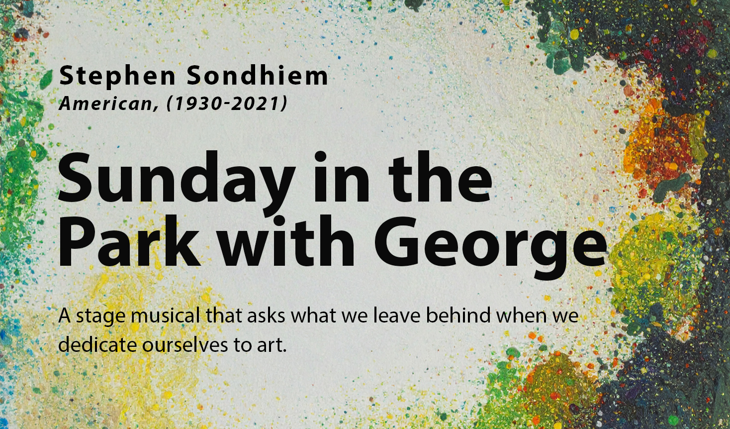 Sunday in the Park with George